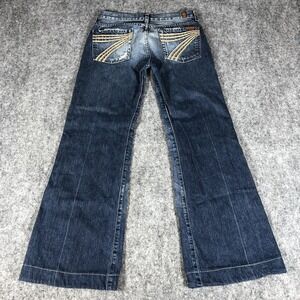 Dojo 28 x 29 x 8 - 7 For All Mankind Blue Flare Jeans